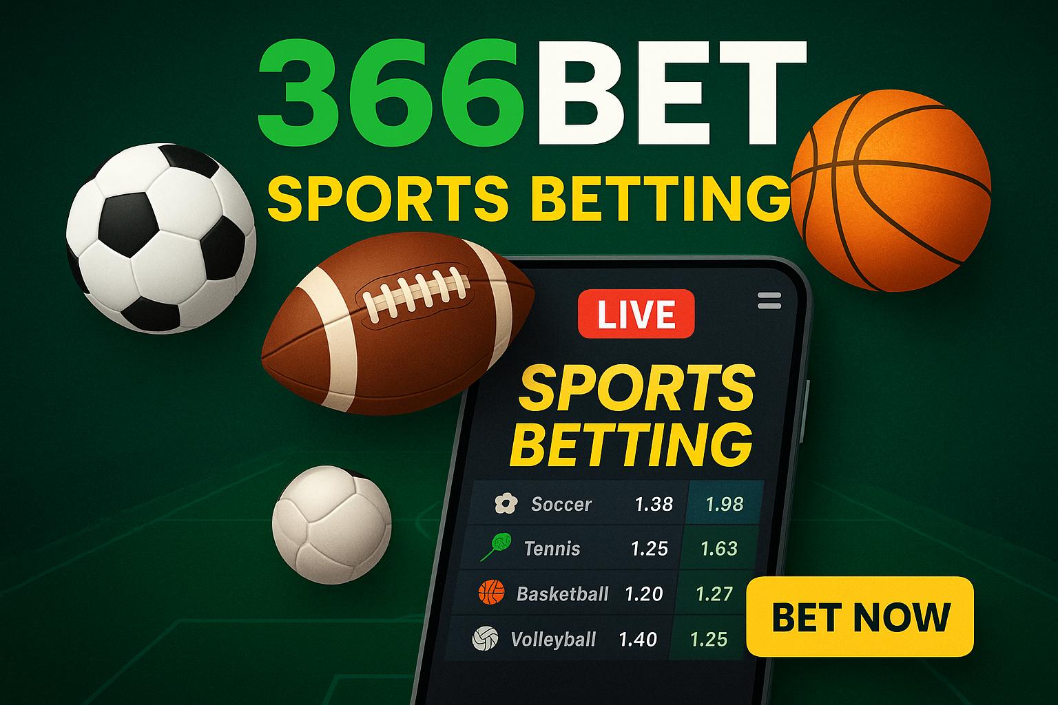 Apostas esportivas no cassino online 366BET